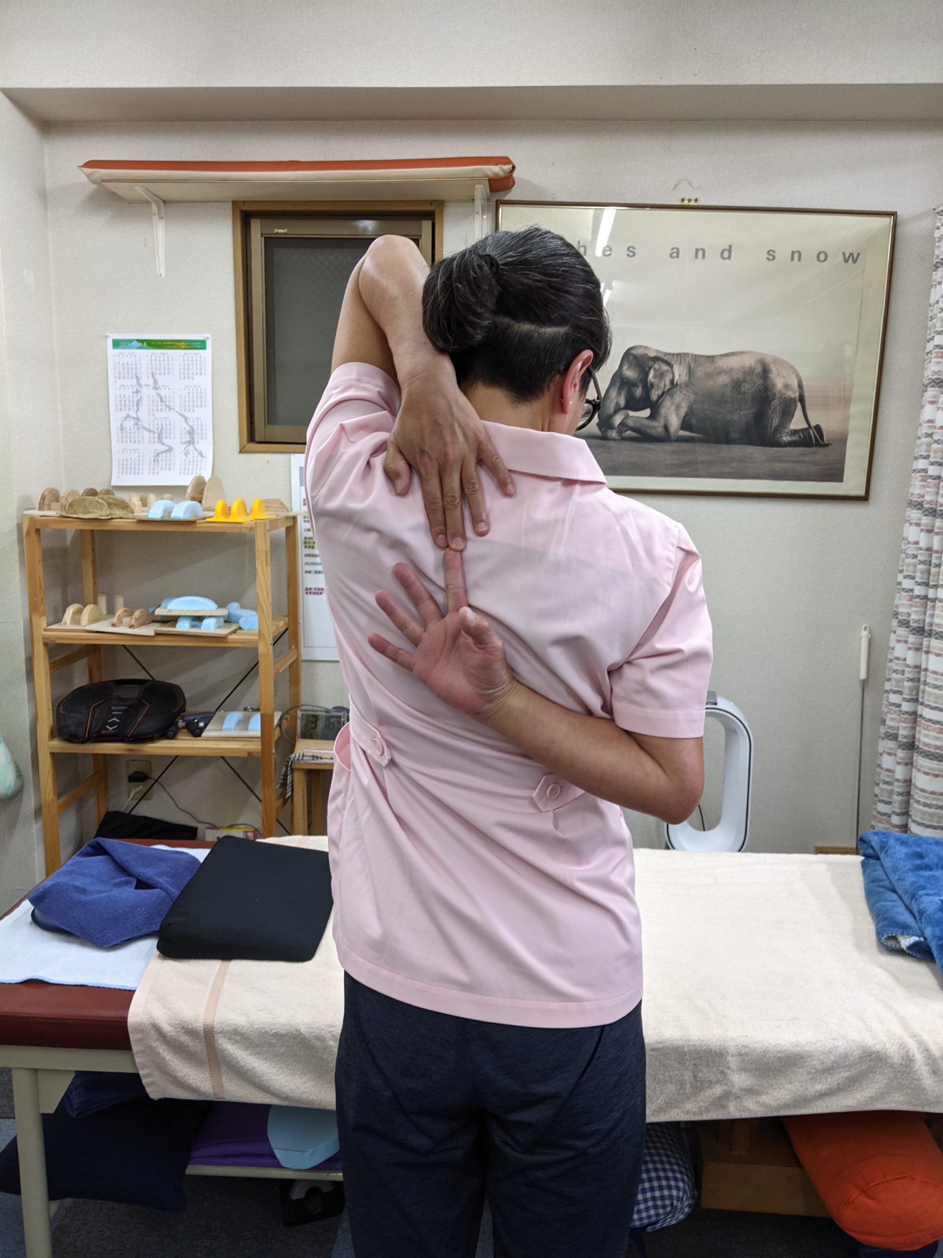 簡単に出来る可動域セルフチエック法