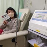 AWG波動治療器体験中