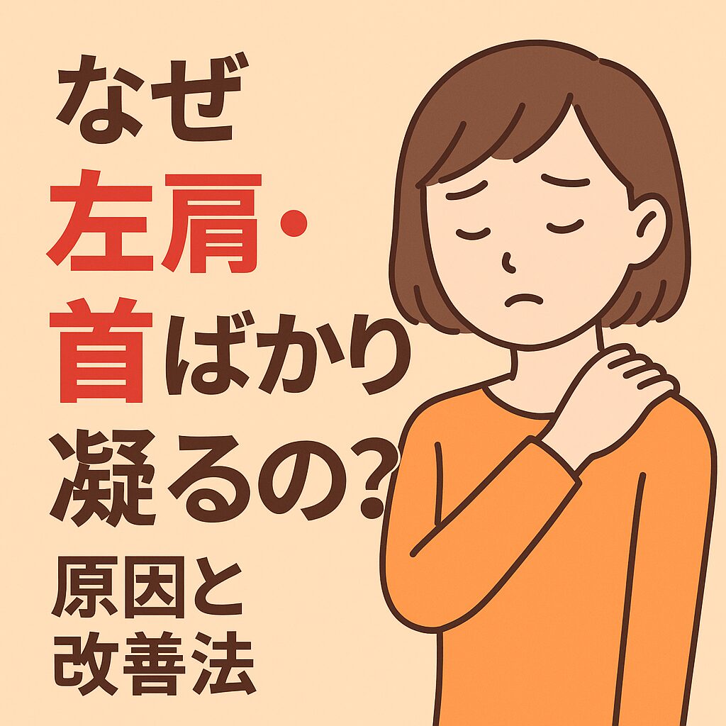 左肩・左首のコリが治らない…その原因は“左胸リンパ”にある？