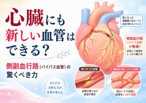 心臓にも新しい血管はできる?側副血行路(バイパス血管)の力