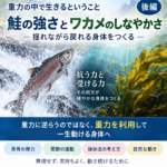 鮭の強さ、ワカメの強さ―重力の中で一生動ける身体を考える【後編】